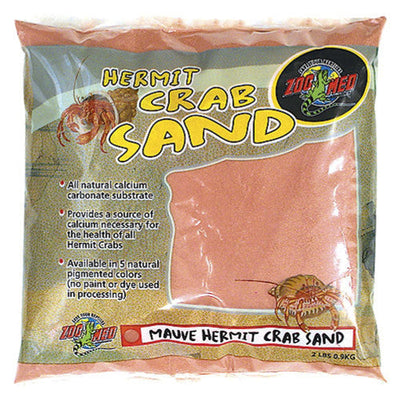 Zoo Med Hermit Crab Sand Mauve 2 lb - Reptile