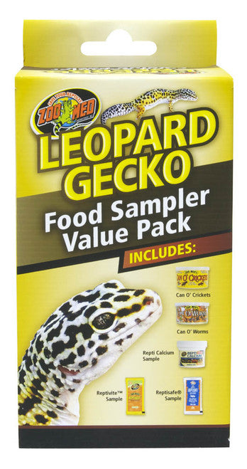 Zoo Med Leopard Gecko Food Sampler Value Pack Display - Reptile