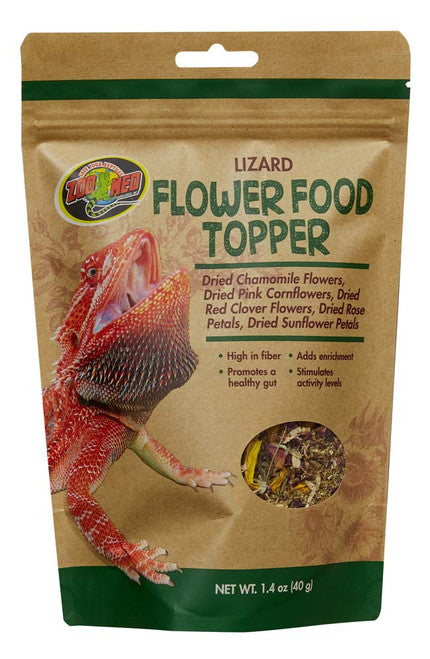 Zoo Med Lizard Flower Food Topper 1.4 oz - Reptile