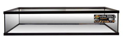 Zoo Med Low Boy Breeder Flat Terrarium Black Clear 48 in x 24 50 gal SD - 3 - Aquarium