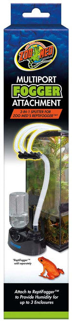 Zoo Med Multiport Fogger Attachment 3 - in - 1 Splitter Black - Reptile