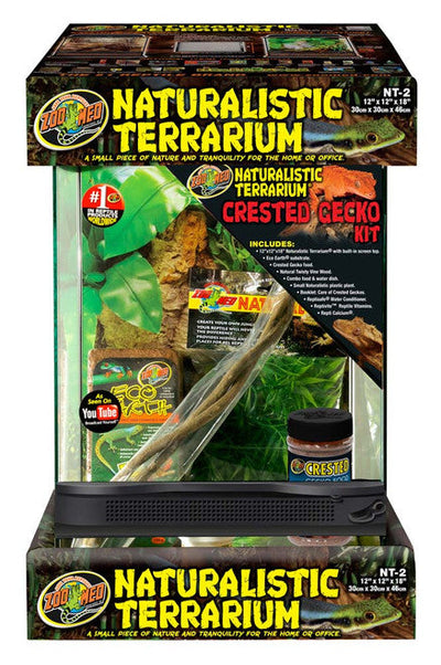 Zoo Med Naturalistic Terrarium Crested Gecko Kit - Reptile