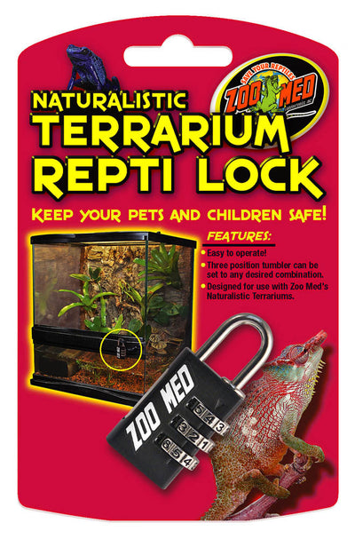 Zoo Med Naturalistic Terrarium Repti Lock Black