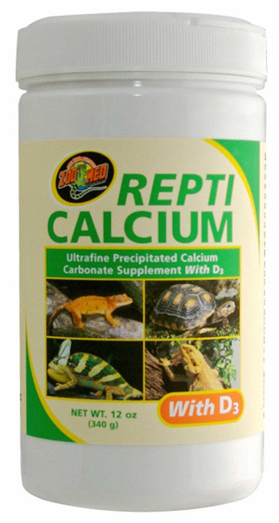 Zoo Med Repti Calcium with Vitamin D3 Reptile Supplement 12 oz