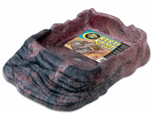 Zoo Med Repti Ramp Bowl Black/Brown XL - Reptile