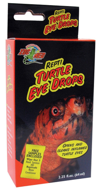 Zoo Med Repti Turtle Eye Drops for Inflammed Eyes 2.25 fl. oz - Reptile