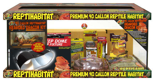 Zoo Med ReptiHabitat Bearded Dragon Kit 40 gal. - Reptile