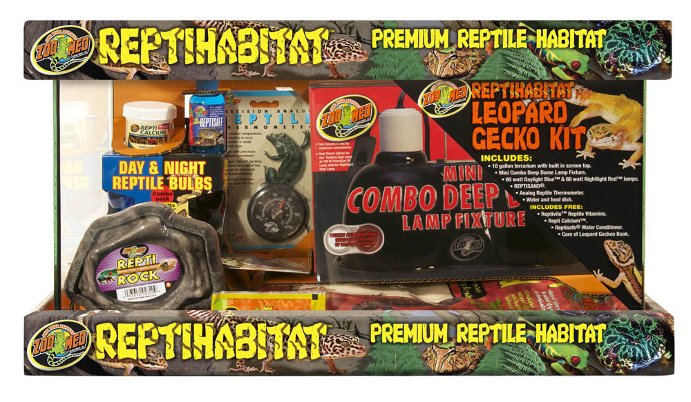 Zoo Med Reptihabitat Leopard Gecko Kit SD-3 976077 097612091359