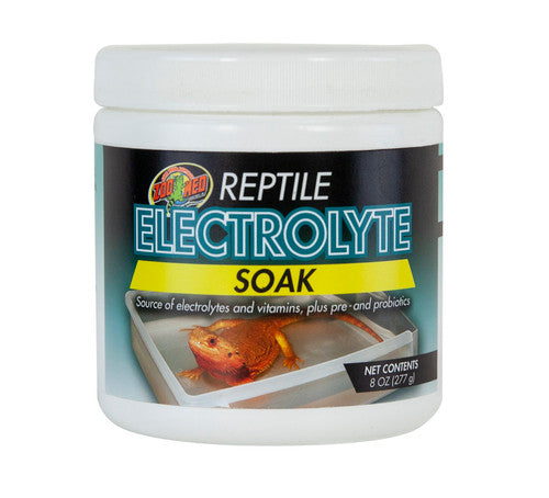 Zoo Med Reptile Electrolyte Soak Supplement 8 fl. oz (DD)