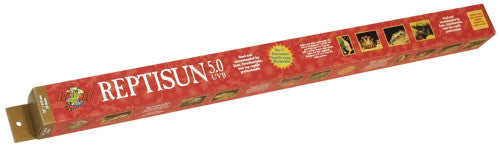Zoo Med ReptiSun 5.0 UVB T8 Fluorescent Lamp White 24 in - Reptile