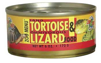 Zoo Med Tortoise and Omnivorous Lizard Wet Food 6 oz - Reptile