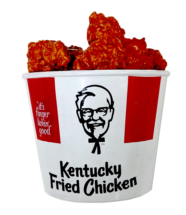 Spot Kentucky Fried Chicken Vinyl Dog Toy Chicken Bucket 6 in 077234332283