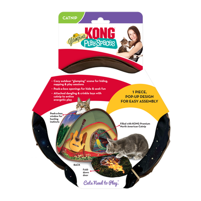 KONG Play Spaces Glamping Tent Cat Toy 035585530079