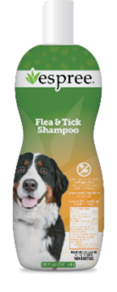 Espree Flea & Tick Shampoo with Aloe for Dogs 20 fl oz 748406003019