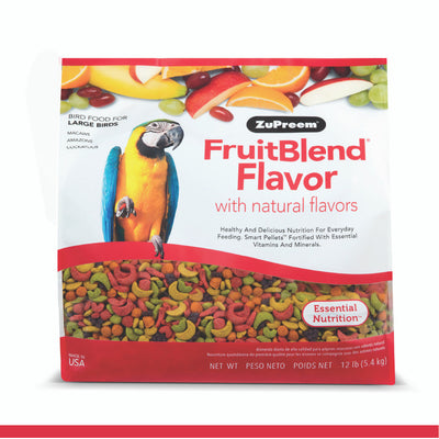 ZuPreem FruitBlend Bird Food Large Birds 12 lb