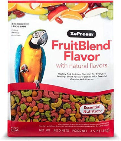 ZuPreem FruitBlend Bird Food Large Birds 3.5 lb