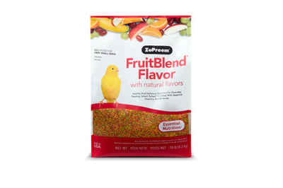 ZuPreem FruitBlend Bird Food Very Small Birds 10 lb