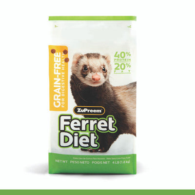 ZuPreem Grain - Free Ferret Diet Dry Food 4 lb - Small - Pet