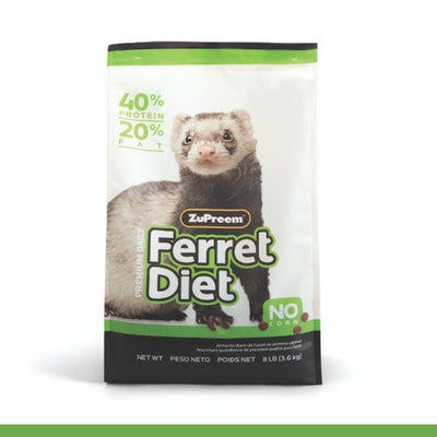 ZuPreem Premium Ferret Diet Dry Food 8 lb (D) - Small - Pet