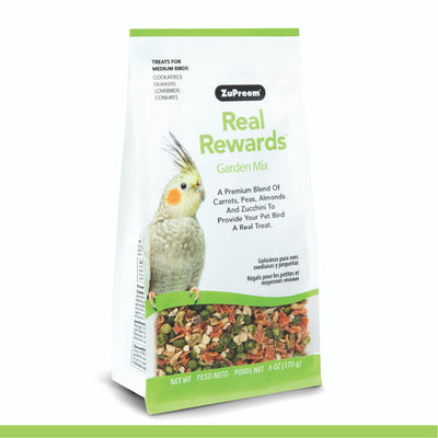 ZuPreem Real Rewards Garden Mix Bird Treats Medium Birds 6 oz