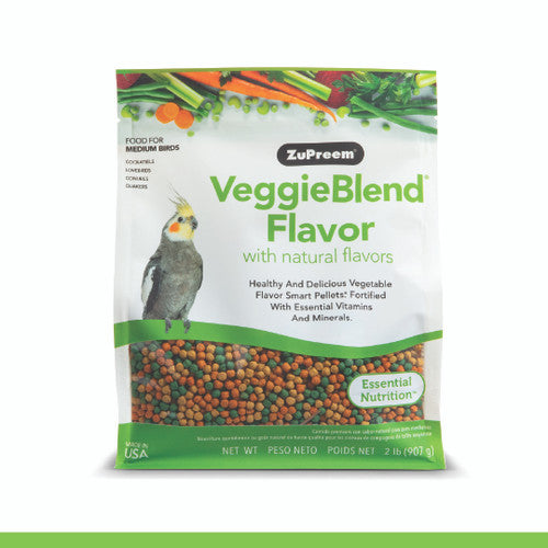 ZuPreem VeggieBlend Bird Food Medium Birds 2 lb