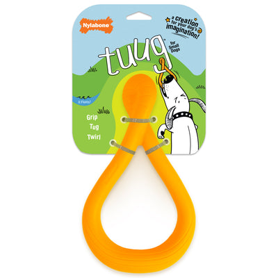 Nylabone Creative Play Tuug Dog Tug Toy Orange Small/Regular - Up To 25 Ibs. (1 ct) 018214854418