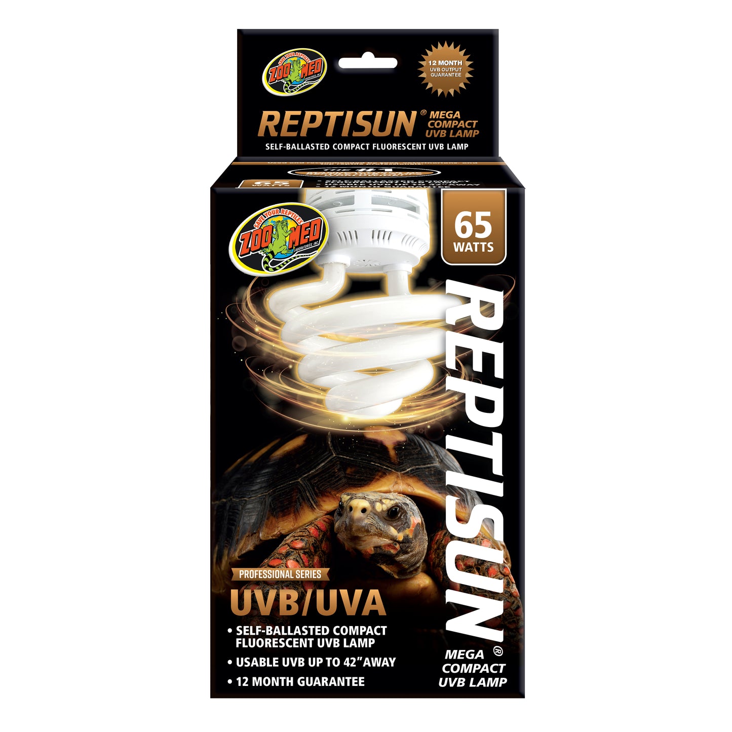 Zoo Med ReptiSun Mega Compact UVB/UVA Lamp 65 W 097612340136