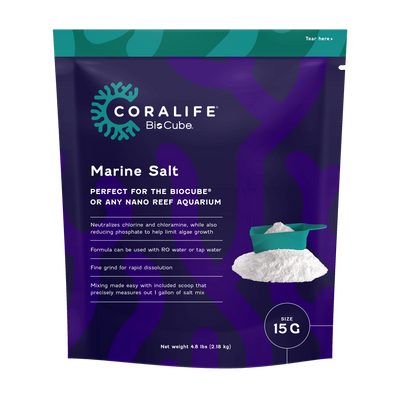 Coralife BioCubeĀ® Marine Salt 15 g 096316002456