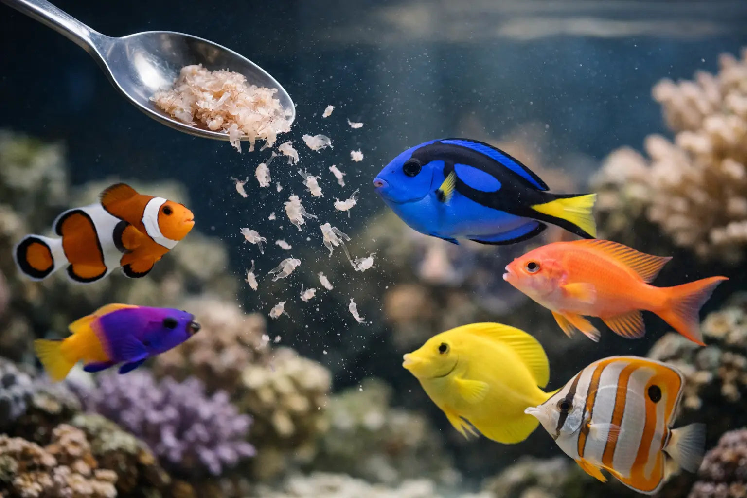 How to Feed Mysis Shrimp for Reef Fish Well