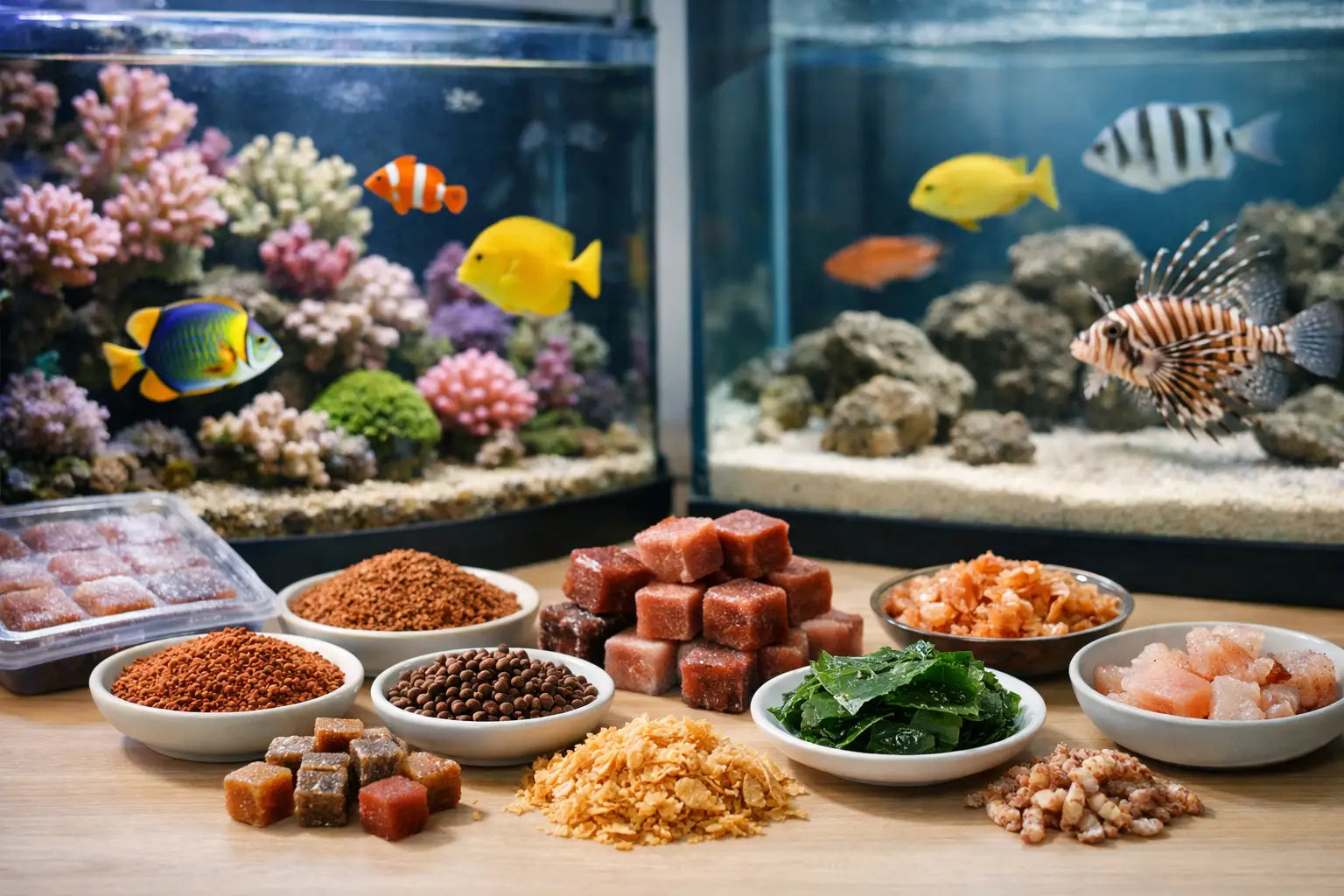 Best Food for Saltwater Fish by Tank Type
