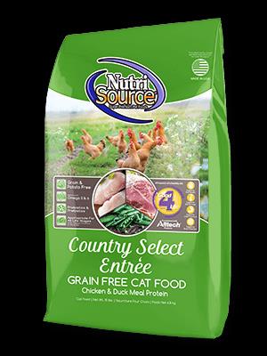 NutriSource Grain Free Country Select Entree Cat Food-  2.2 lb - 131016