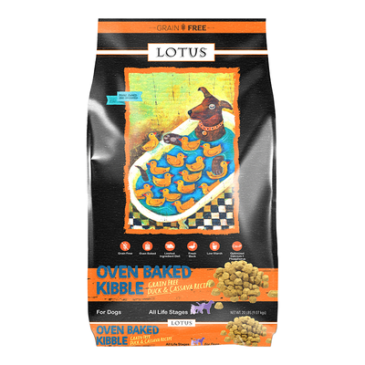 Lotus Dog Adult Grain Free Duck Cassava 20lb {L-x}