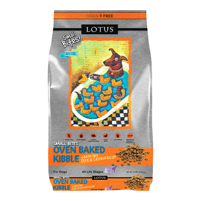 Lotus Dog Adult Small Bite Duck 10lb {L-x}