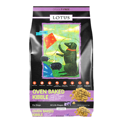 Lotus Dog Grain Free Lamb Turkey Liver 20lb {L-x}