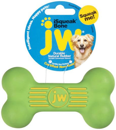 JW Pet iSqueak Bone Dog Toy - MD - Assorted