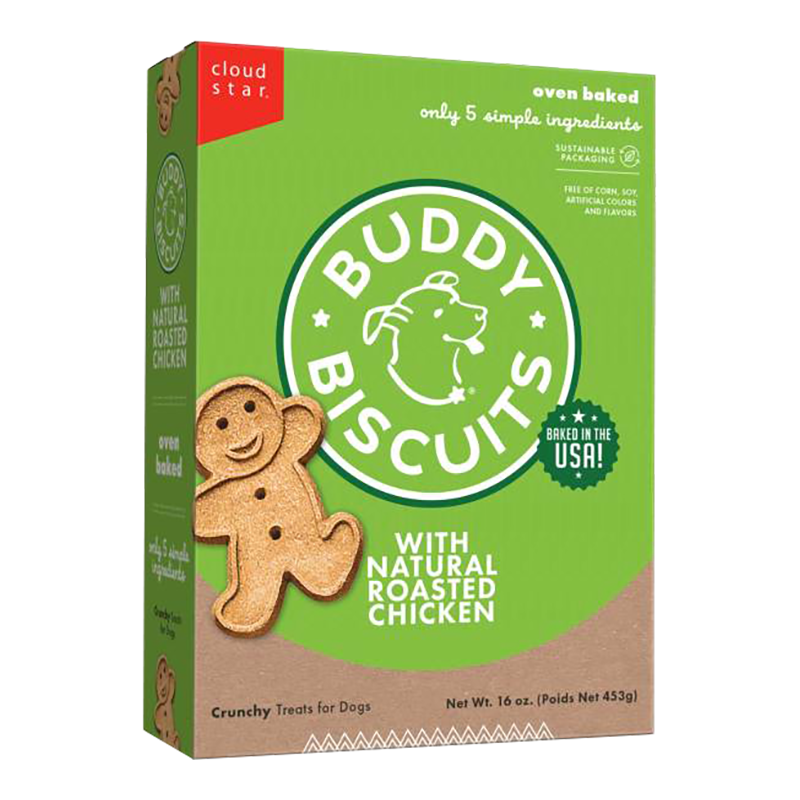 Cloud Star Original Buddy Biscuits Roasted Chicken 16 oz. {L+1x}