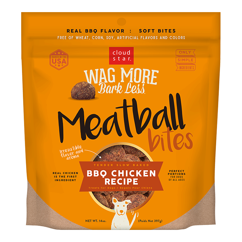 Wagmore Dog Meatball Grain Free Chicken 14oz {L+1x}