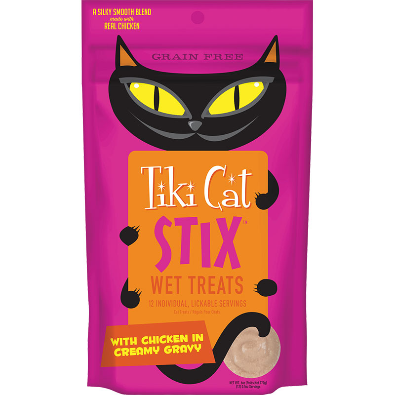 Tiki Cat Stix Chicken Pouches 12 / 6 oz {L+}