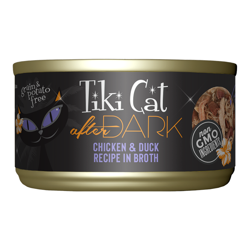 Tiki Pets Cat After Dark Chicken & Duck 2.8oz/12 Pack {L-1x} 759141