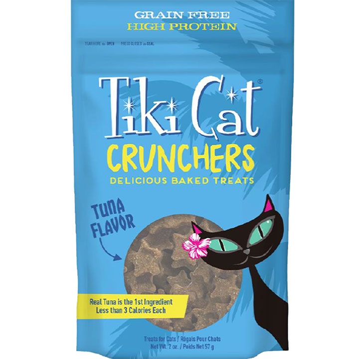 Tiki Cat Crunchy Tuna Pumpkin Cat Treats 6 / 2 oz {L-1}759230