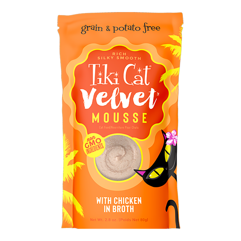 Tiki Cat Velvet Mousse Chicken 12/2.8z {L-1x} 759129