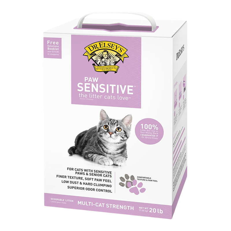 PRECIOUS CAT SENSITIVE PAW CLUMPING LITTER 20LB