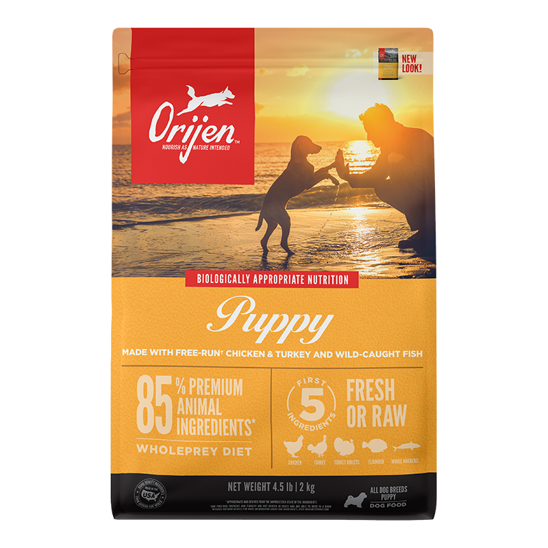 Orijen Puppy Dry Dog Food 4.5lb {L+x}