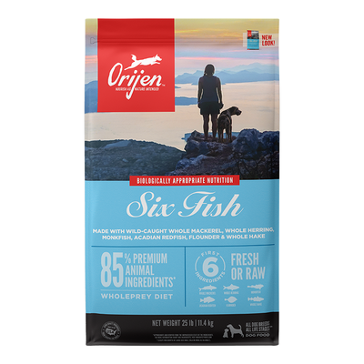 Orijen Dog USA Six Fish Dry Dog Food 23.5lb {L+x}