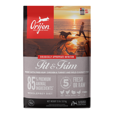 Orijen Grain Free Fit and Trim Dry Dog Food 13 lb {L+x}