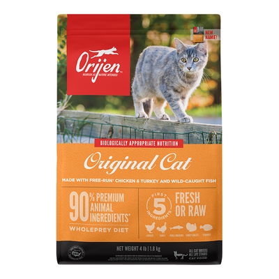 Orijen Cat And Kitten Grain Free Dry Cat Food 4lb {L+x}