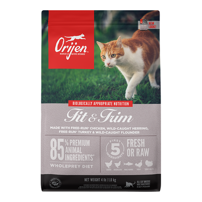 Orijen Cat Fit & Trim Dry Cat Food 4lb {L-x}