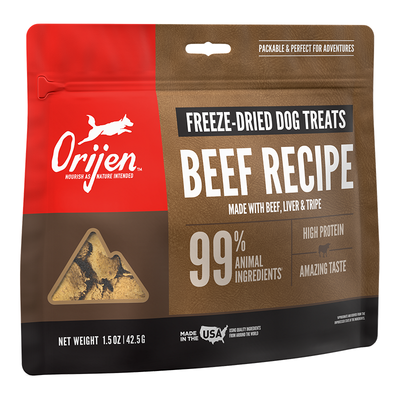 Orijen Freeze Dried Angus Beef Dog Treats 1.5-z {L+x}