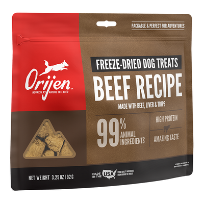 Orijen Freeze Dried Angus Beef Dog Treats 3.25oz {L+x}