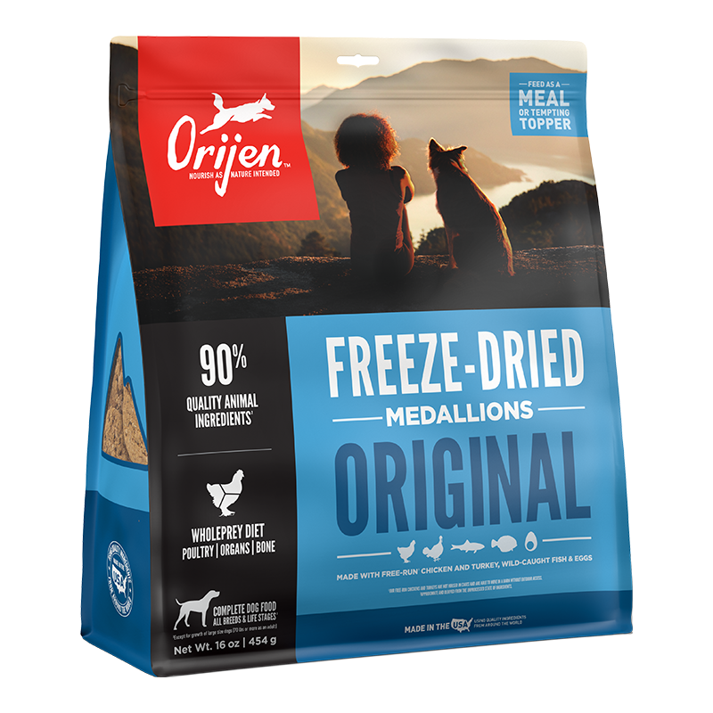 Orijen Adult Dog Freeze Dried Food Original 16oz {L+x}